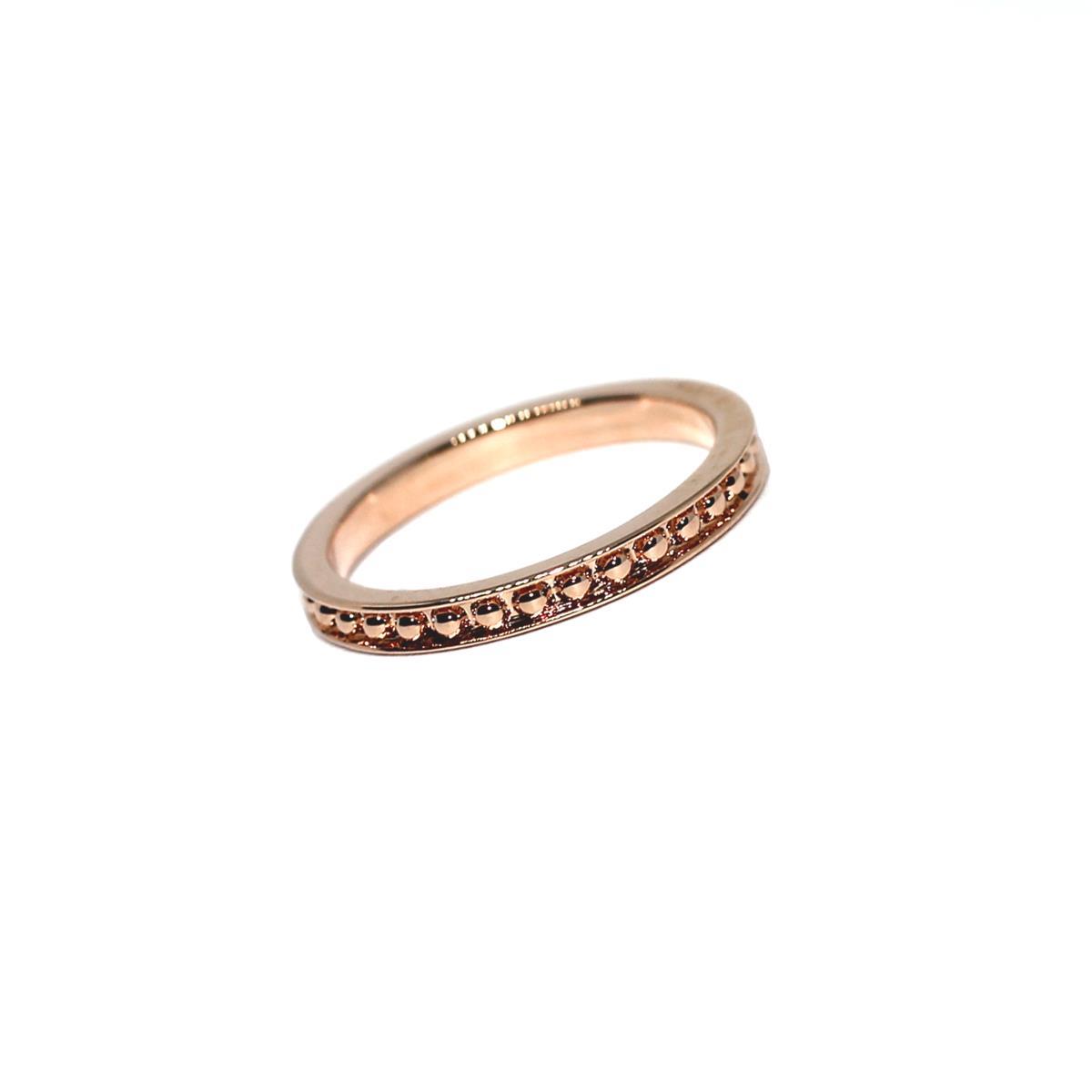 Ring Rose Gold Milgrain Style