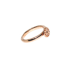 Ring Rose Gold with Round Face