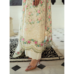 SEEMAL 3PC Unstitched Embroidered Suit