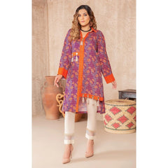 Safa Noor 1 Pcs Unstitched Khaddar Shirt Fuchsia