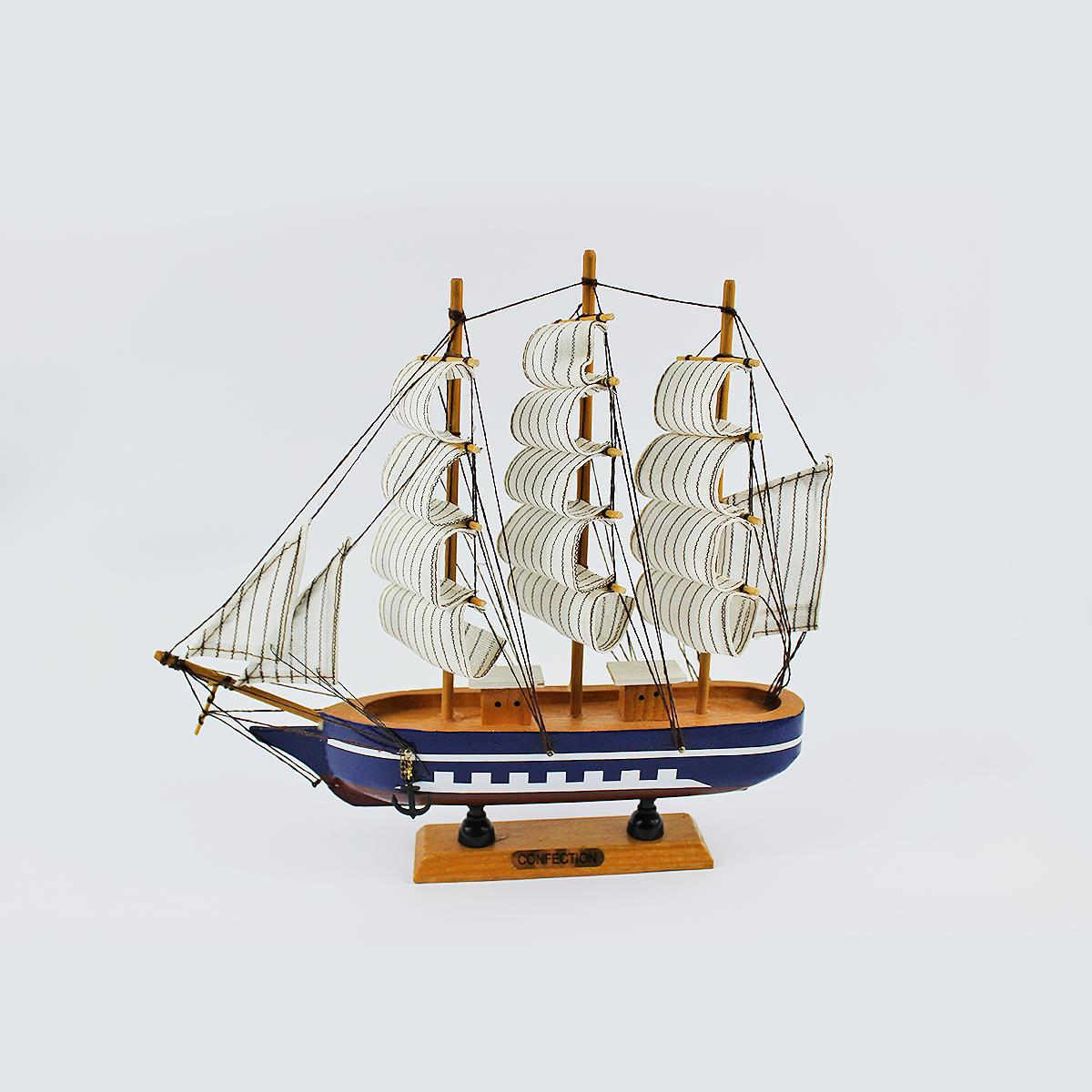 Sailboat Ornament Navy Blue