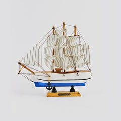 Sailboat Ornament White Blue