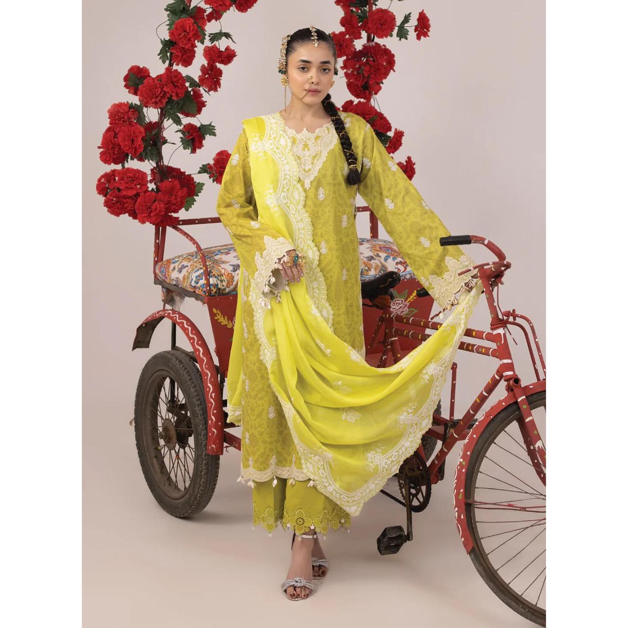 Sajjo 3PC Unstitched Suit