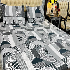 Salon Black 3 Pcs Bedding Set