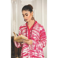 Sapphire 1 Pcs Unstitched Linen Shirt Pink