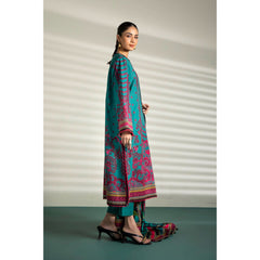 Sapphire 3 Pcs Unstitched Printed Lawn Suit Lorenza Green