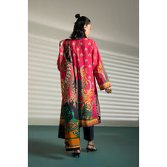 Sapphire 3 Pcs Unstitched Printed Lawn Suit Red