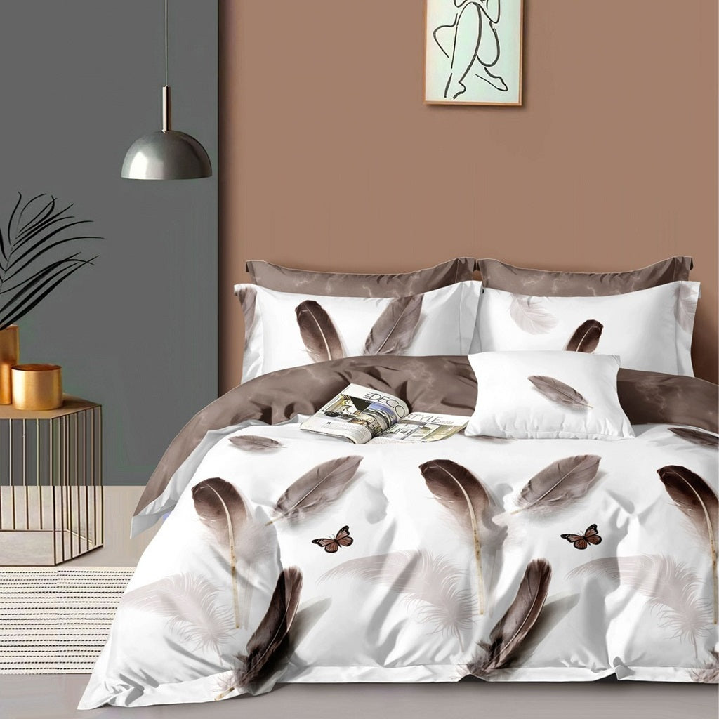 Serenity 3 Pcs Bedding Set White