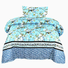 Set of 2 - Taifa Floral Single Bedding Set Blue