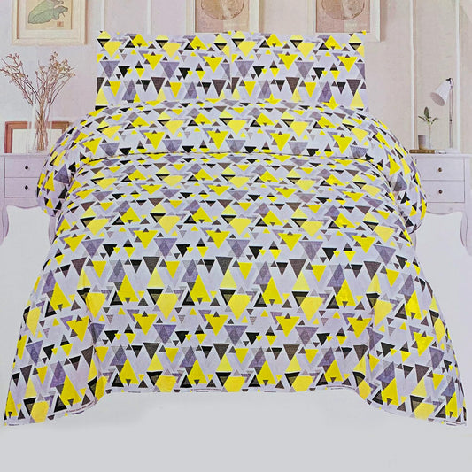 Sharon 3 Pcs Bedding Set Yellow 1500