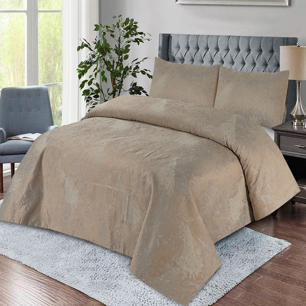 Sibilant 3 Pcs Bedding Set Beige