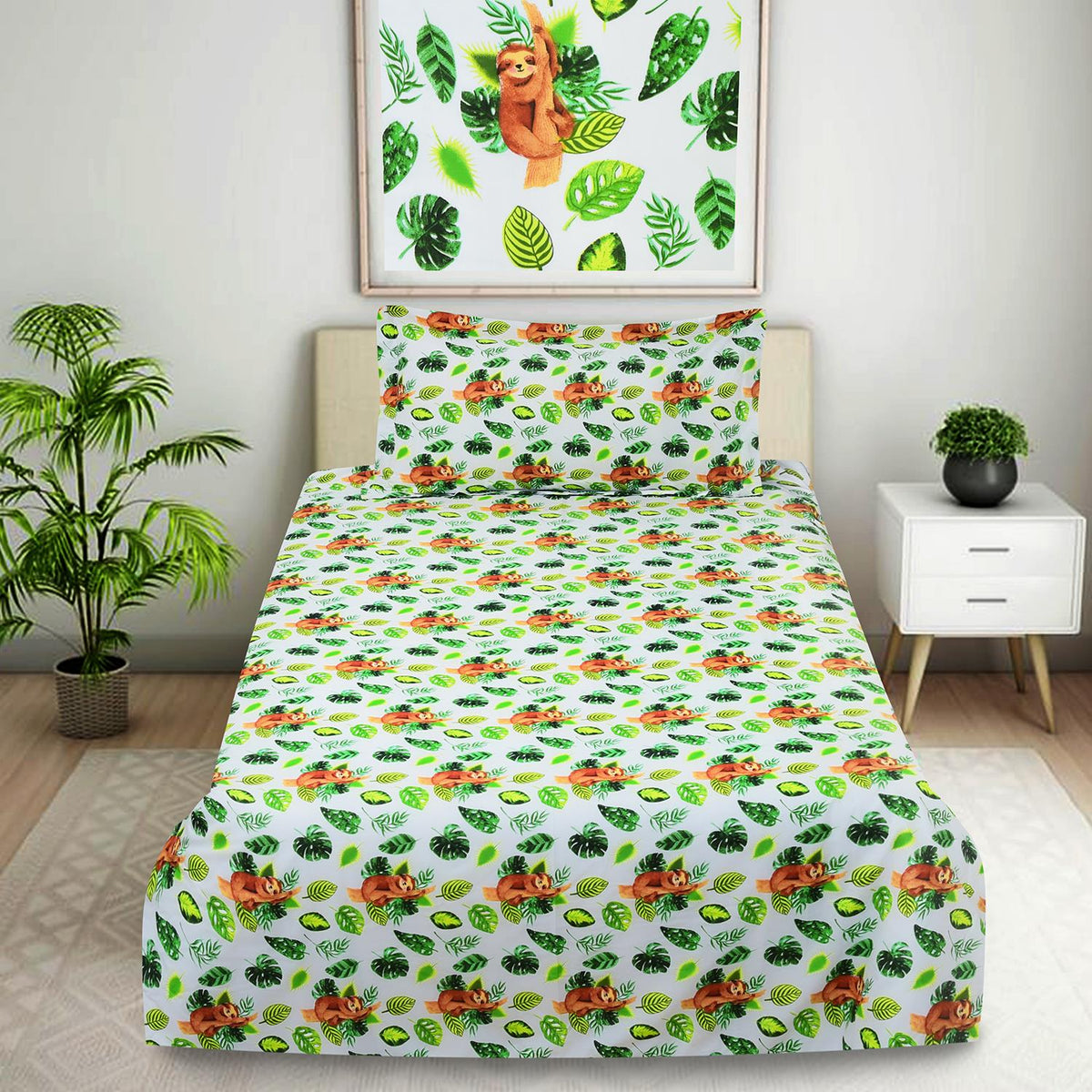 Sloth 2 Pcs Kids Bedding Set