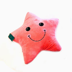 Smiley Star Cushion Pair Pink