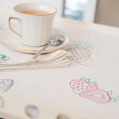 Sophie 8 Pcs Embroidered Napkins And Placemats Set