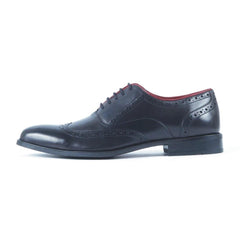 Spadera Handmade Leather Shoes - Black Chaud