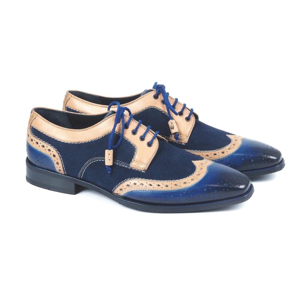 Spadera Handmade Leather Shoes - Pirate Blue