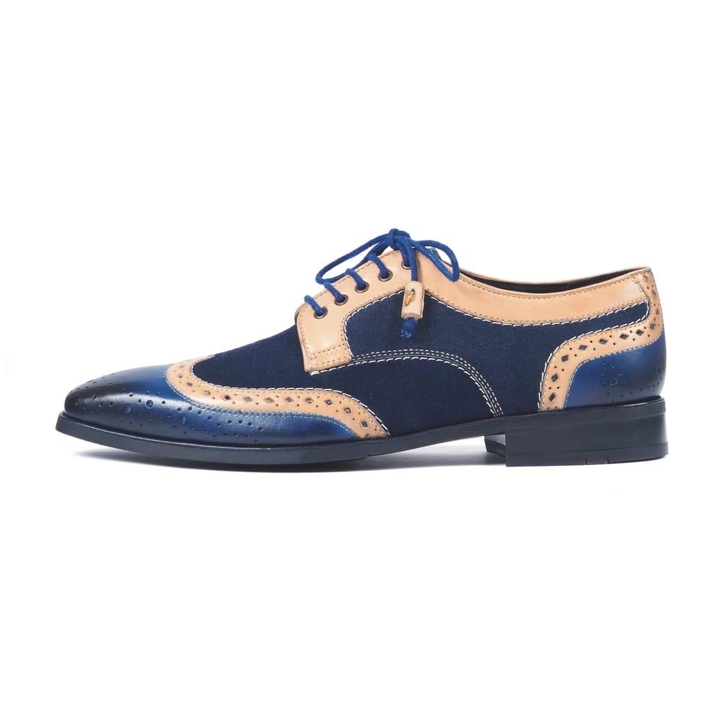 Spadera Handmade Leather Shoes - Pirate Blue