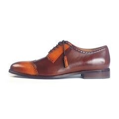 Spadera Handmade Leather Shoes - Trio-Ruskea