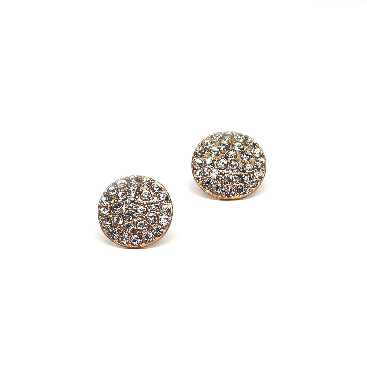 Stud Earrings with Stones