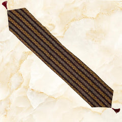 Sybil Table Runner Brown