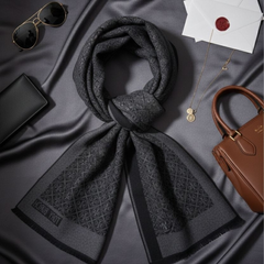 Tory Burch Wool Scarf Grey