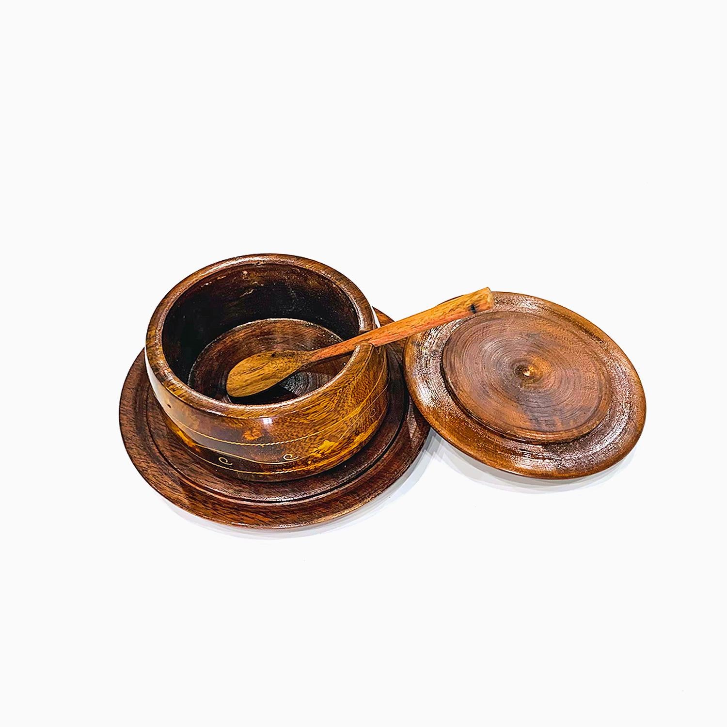 Talise Wooden Sugar Pot