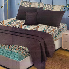 Tamecca 7 Pcs Bedspread Set Grey