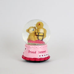 Teddy Globe Showpiece Pink