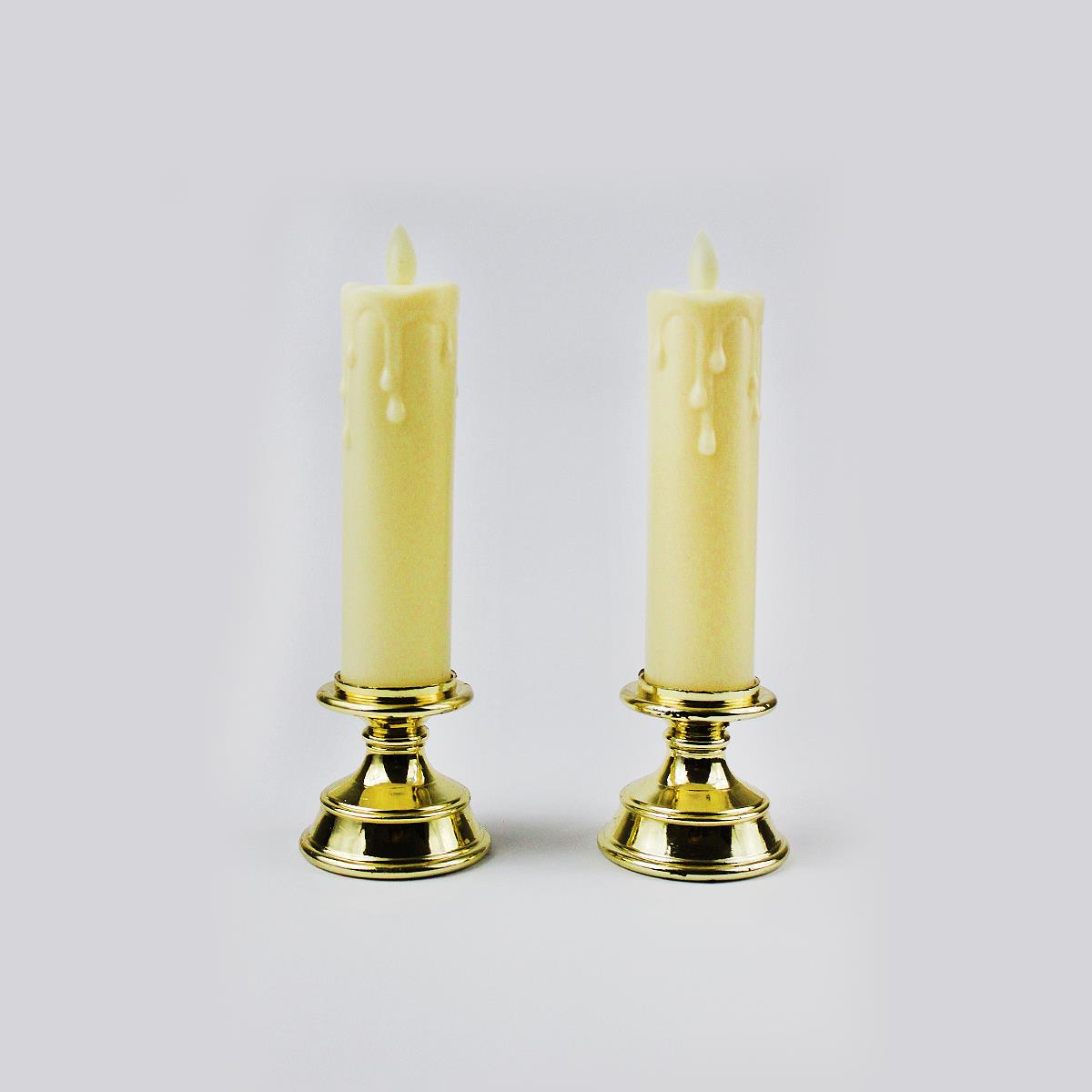 Tolbert Candle LED Lamps Pair