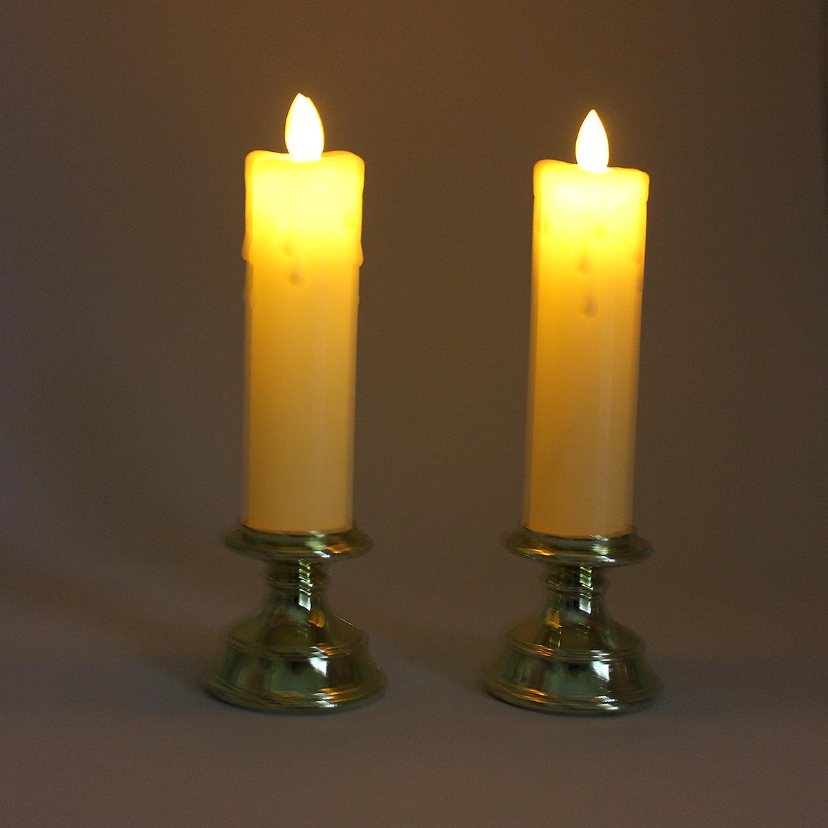 Tolbert Candle LED Lamps Pair