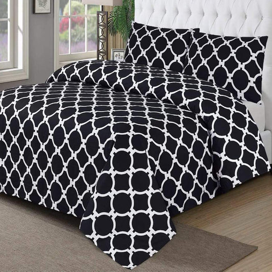 Toma 3 Pcs Bedding Set Black 1200