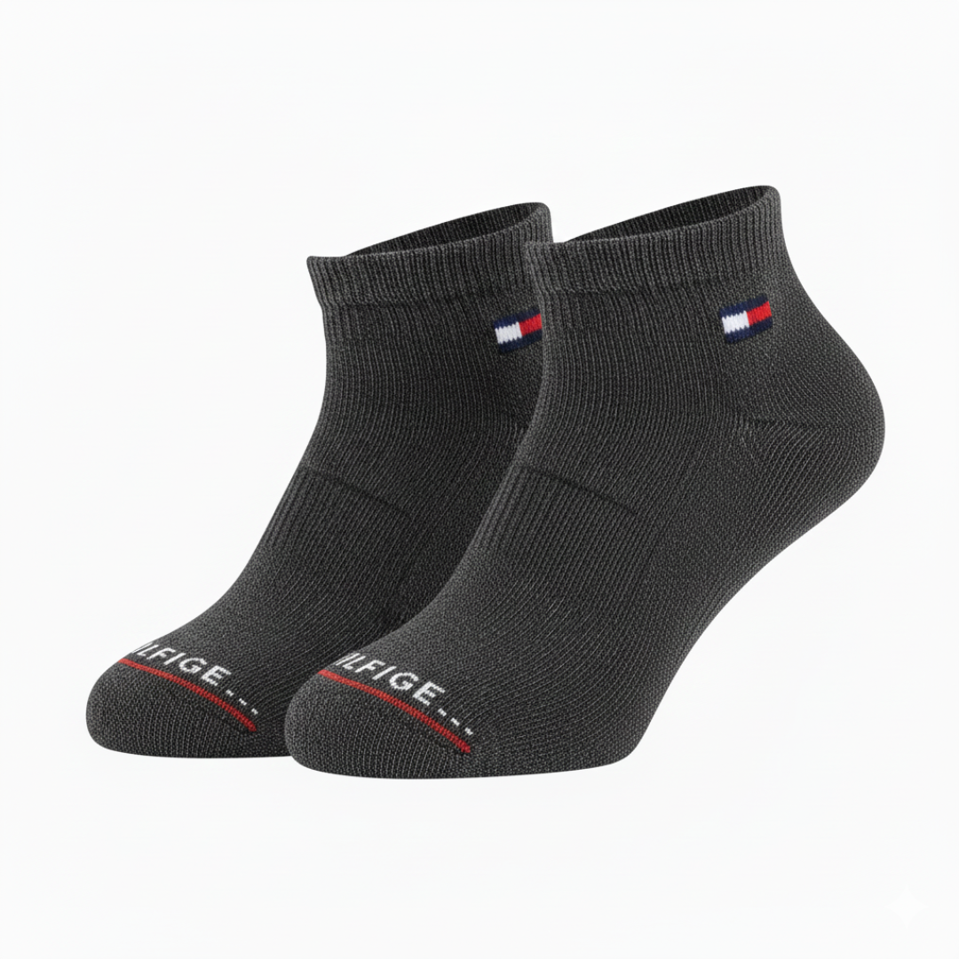 Tomy Ankle Socks for Men Grey