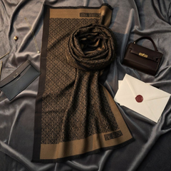 Tory Burch Wool Scarf Brown