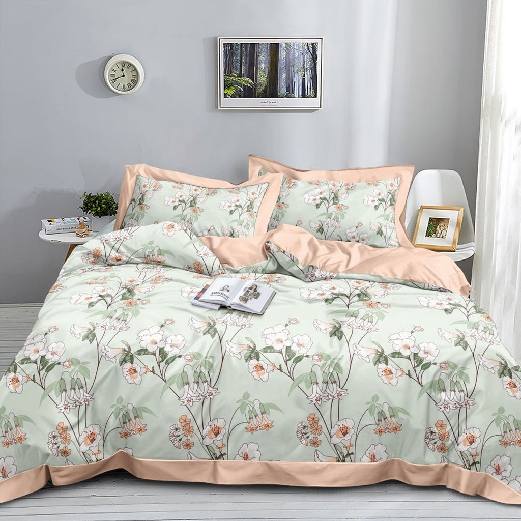 Trinity 3 Pcs Bedding Set Mint Green