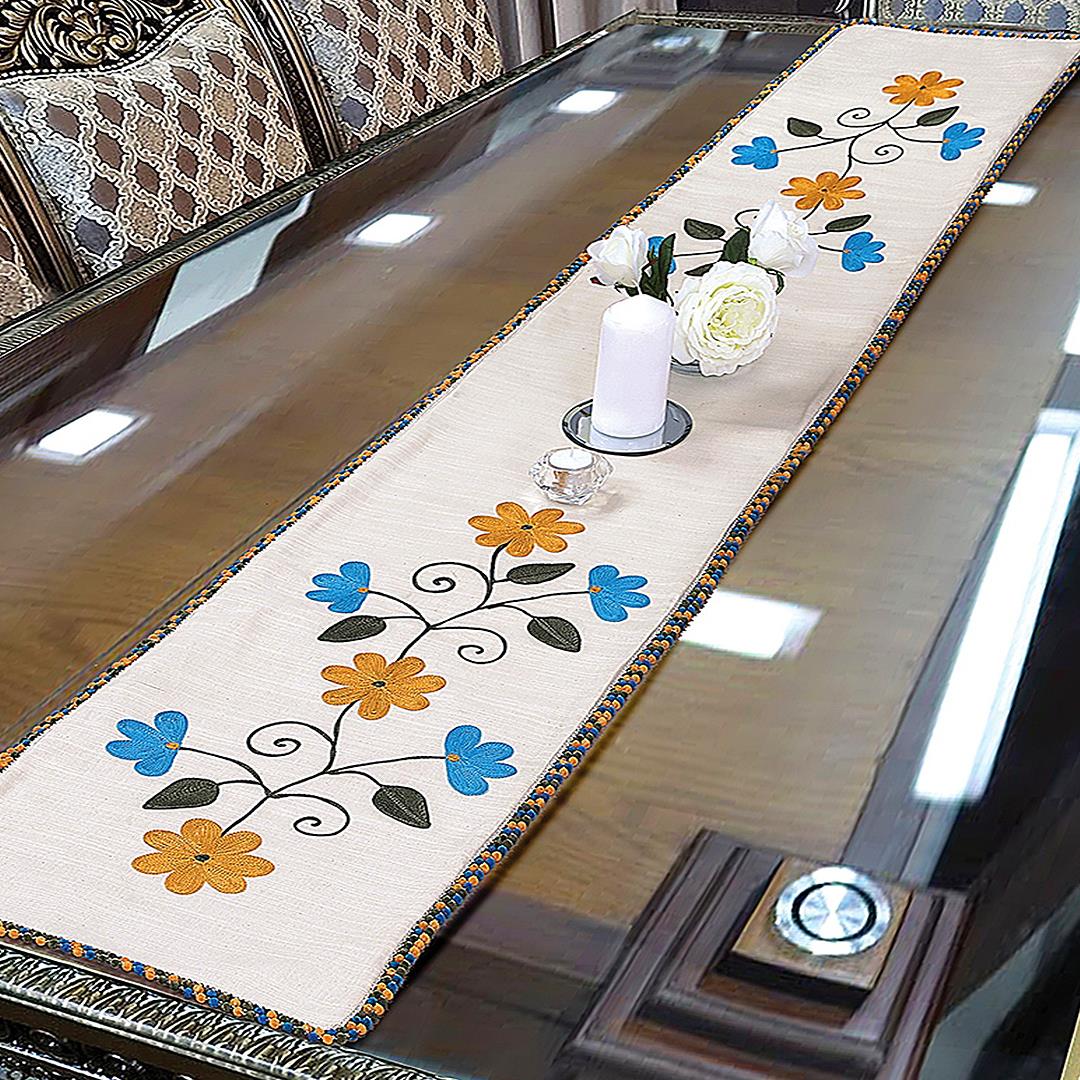 Trisola 1 Pc Embroidered Table Runner