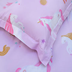 Unicorn Pink 2 Pcs Kids Bedding Set