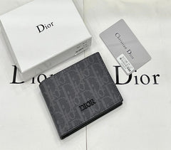 Designer Dior Men Wallet Black