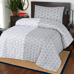 Vallea Grey 2 Pcs Bedding Set