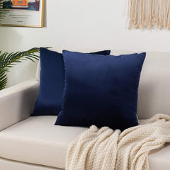 Velvet Cushion Cover Navy Blue