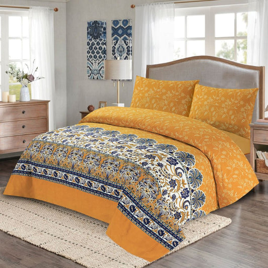 Viola 3 Pcs Bedding Set Yellow 1024