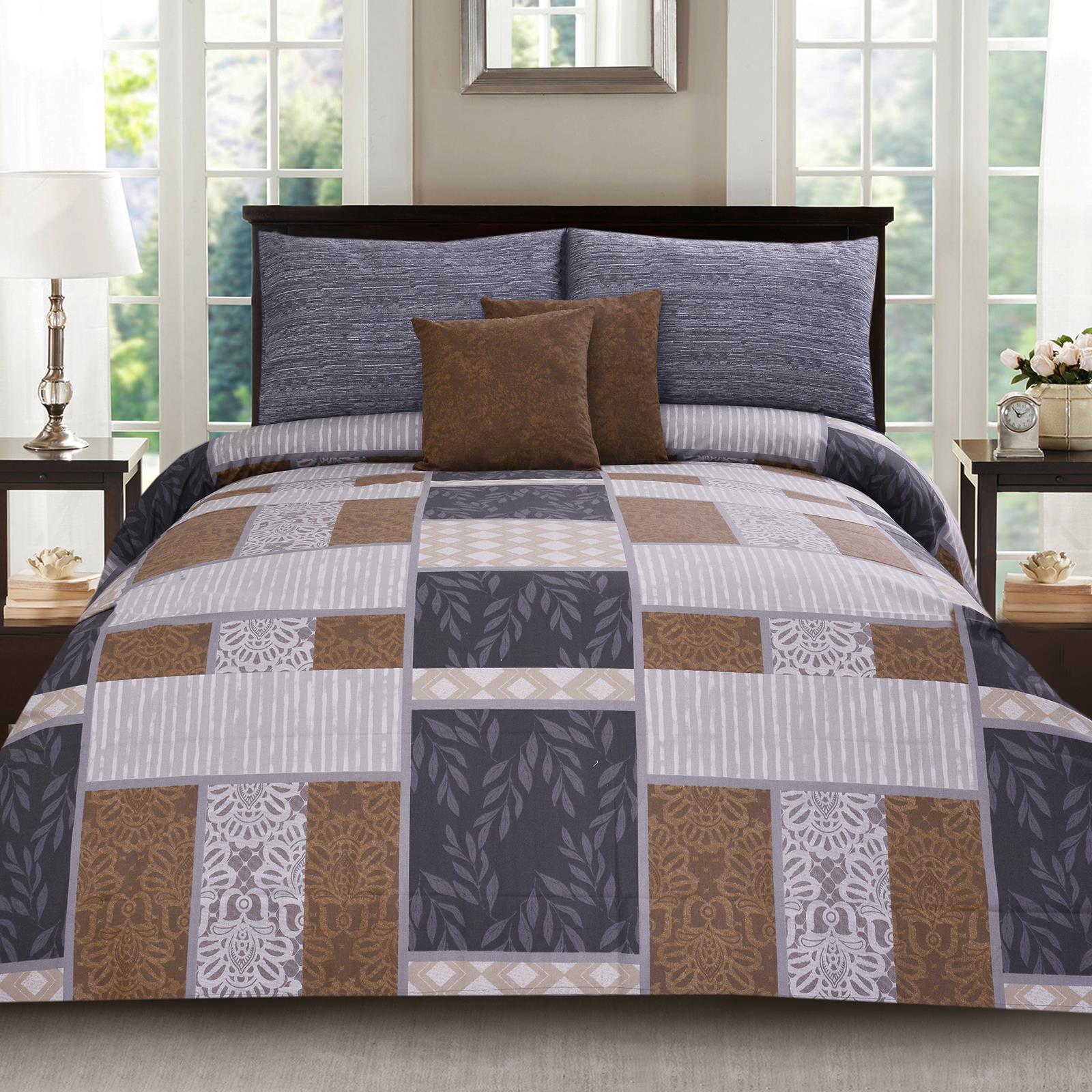 Vita Charcoal 5 Pcs Bedding Set