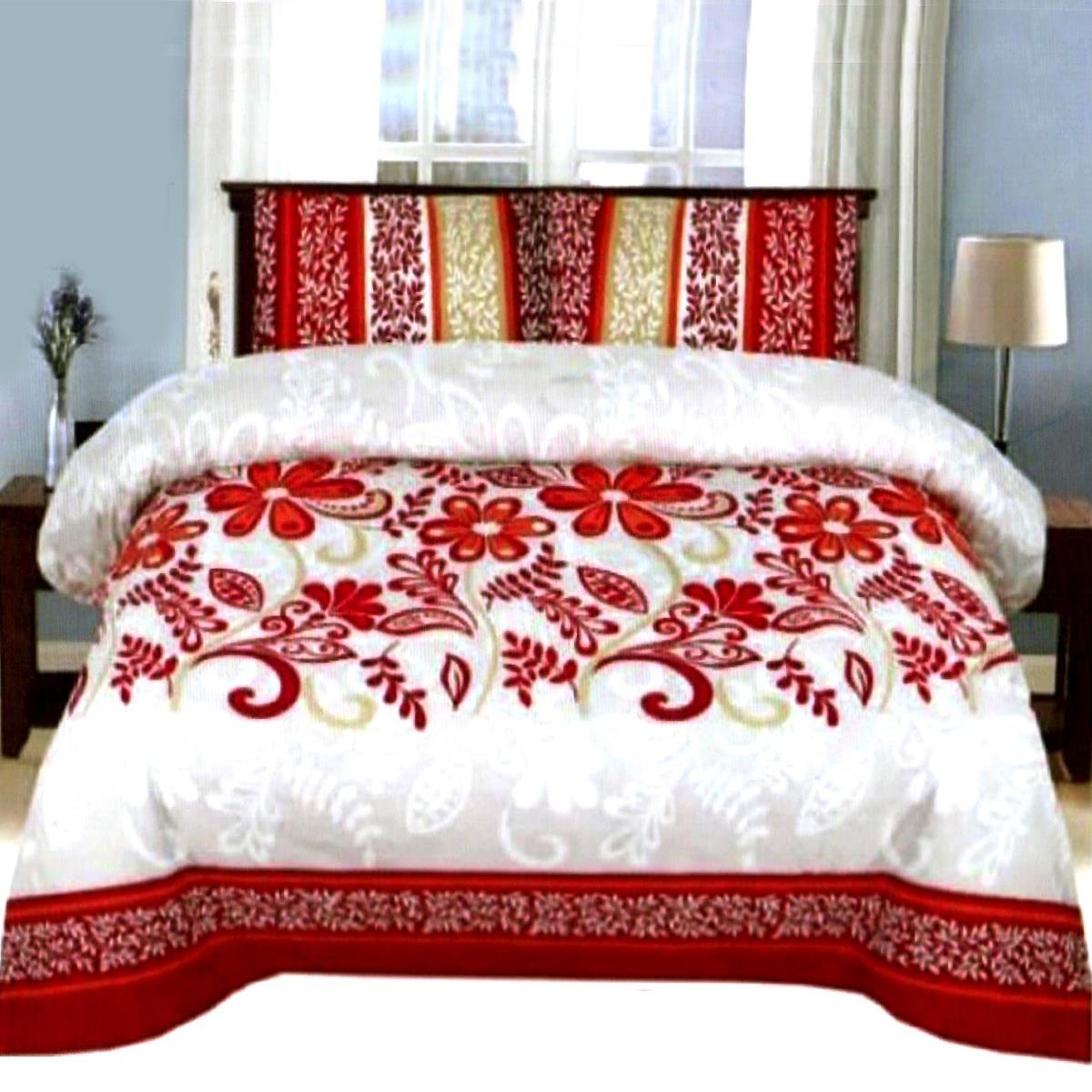 Volkan 3 Pcs Bedding Set Red