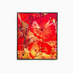 Wall Art Floral Red