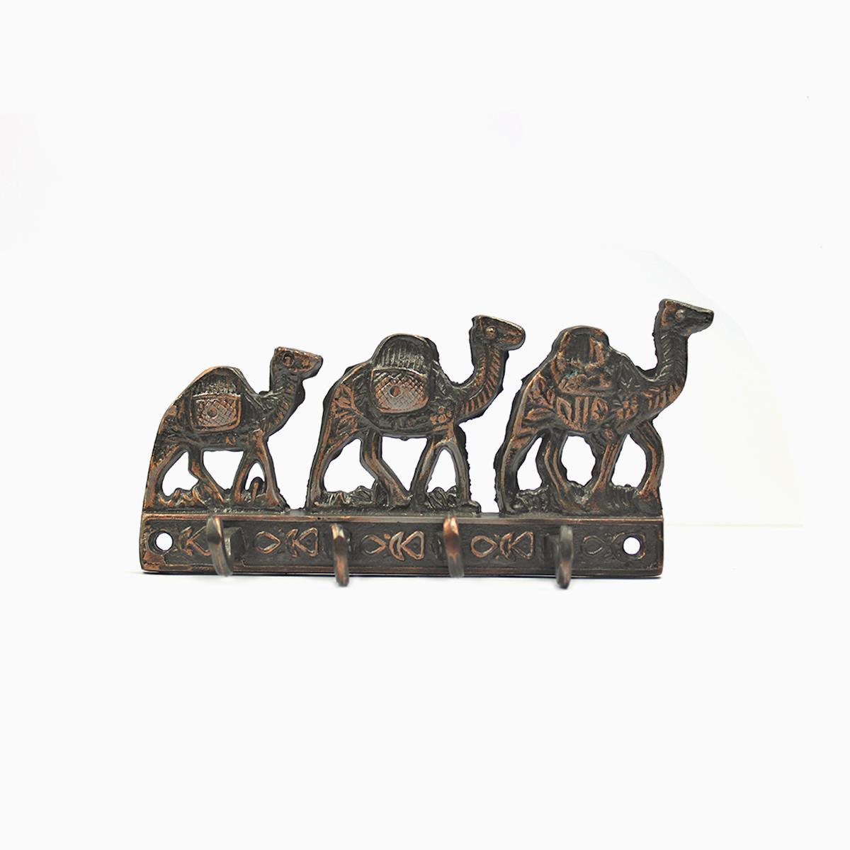 Wall Mounted Metal Key Holder Camel