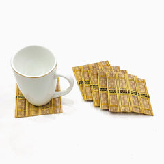 Weon 6 Piece Square Coaster Set