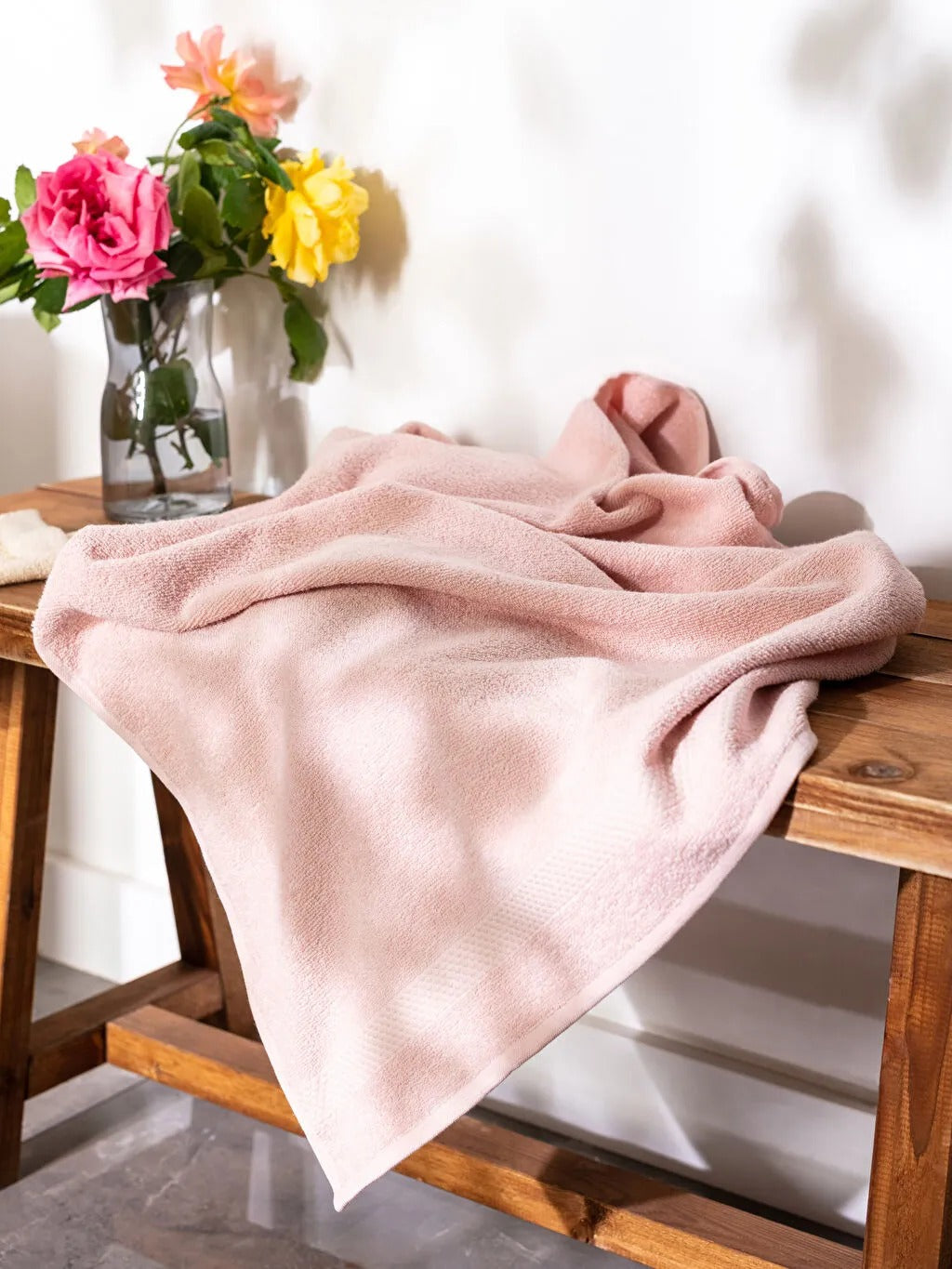 Bertina Bath Towel Blush Pink