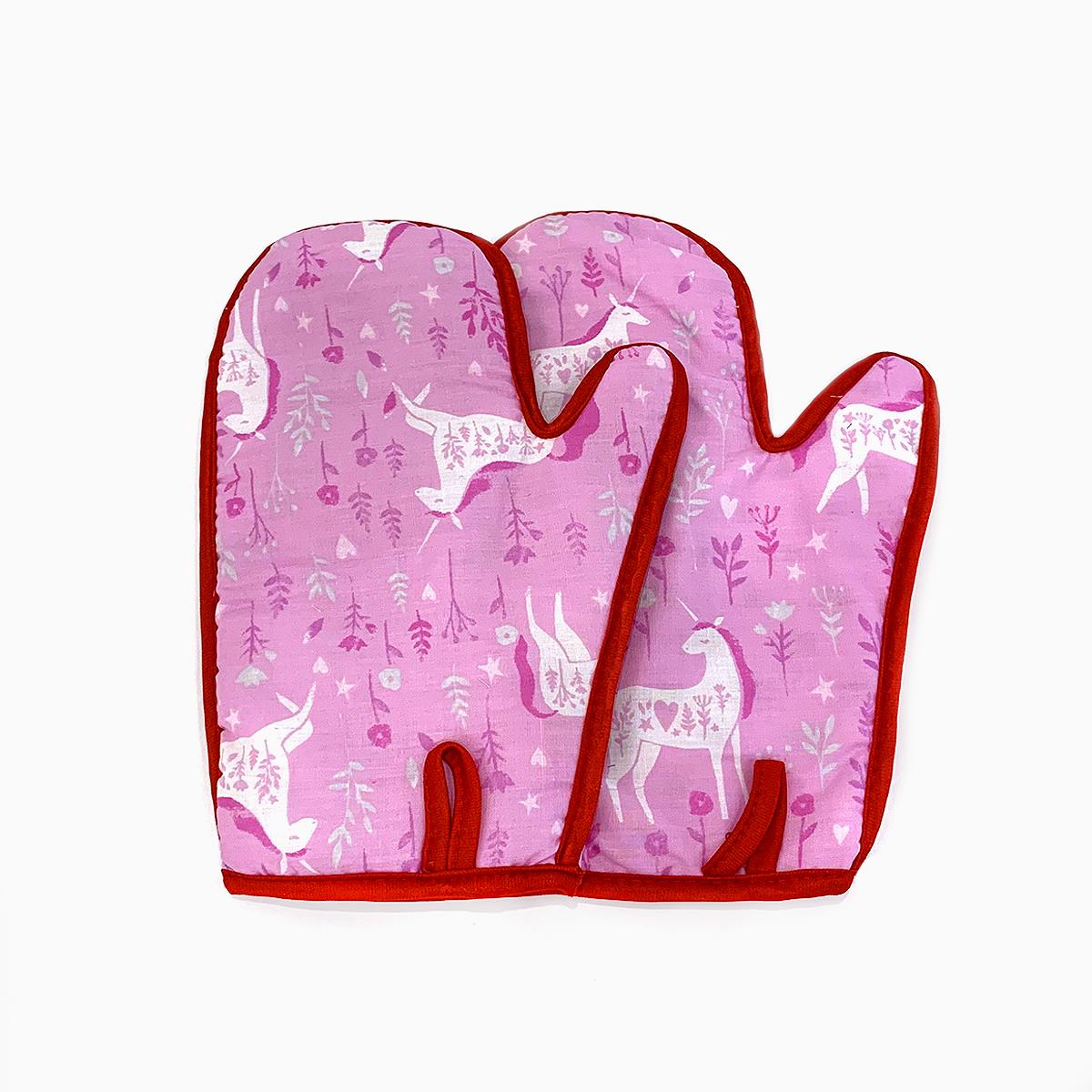 Winston Oven Mitt Set Pink