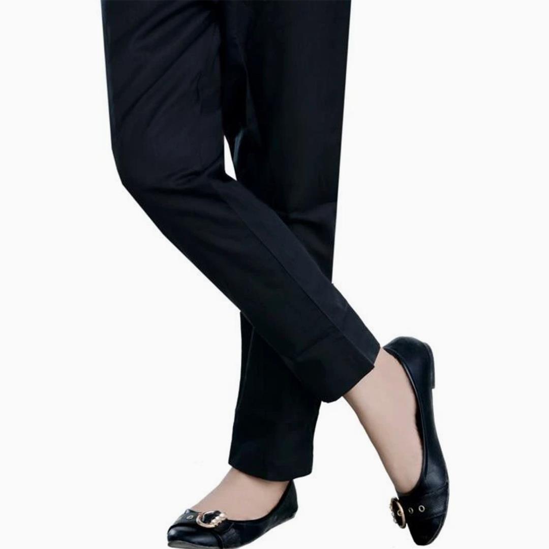 Women Cotton Trouser Black