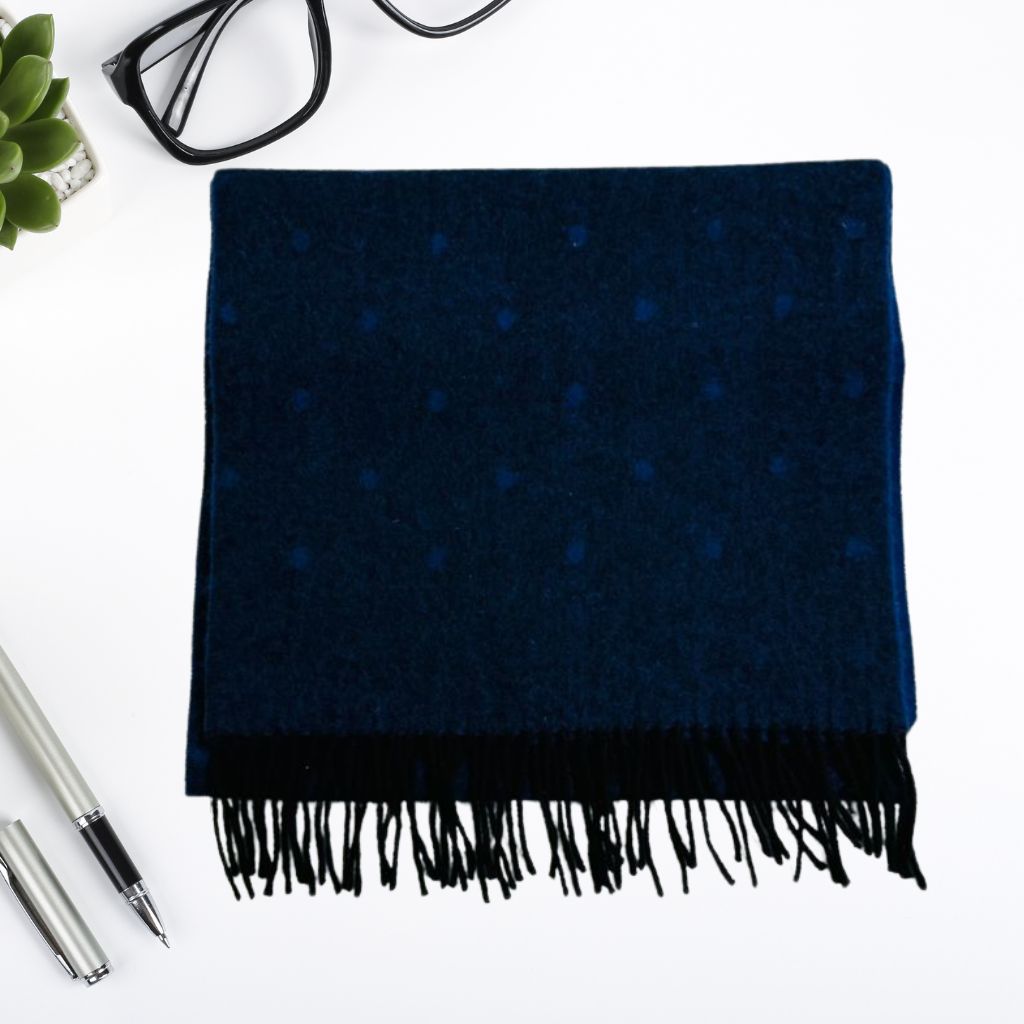 Wool Scarf Angst Navy Blue