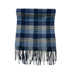 Wool Scarf Black Check